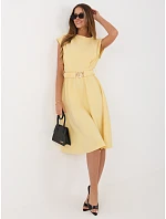 Sukienka MI SK  jasny żółty model 22128392 - FPrice