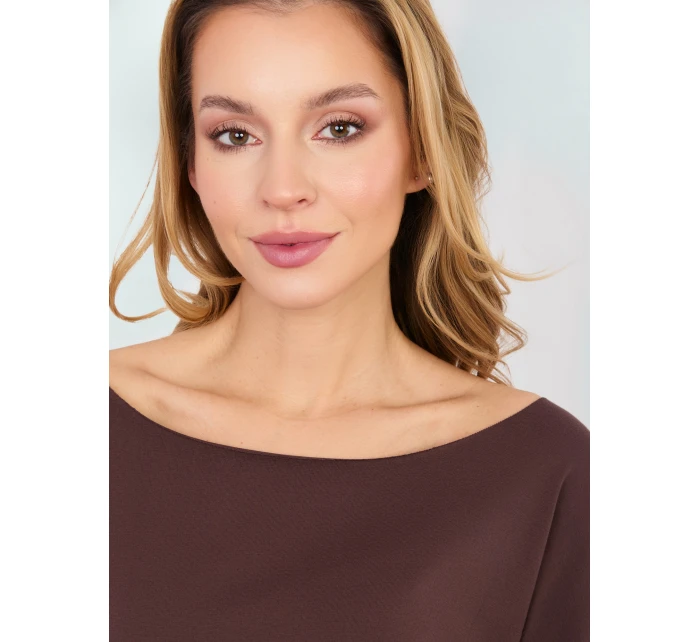 Blúzka RV BZ A1187.36 tmavohnedá