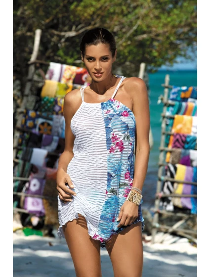 Tunika Jenna Oltremare-Bianco M-416 (4) - Marko Tunika Jenna Oltremare-Bianco M-416 (4) - Marko