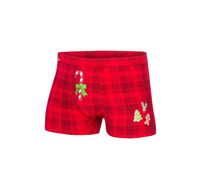Boxerské trenírky Candy Cane 017/42 Merry Christmas - Cornette Boxerské trenírky Candy Cane 017/42 Merry Christmas - Cornette