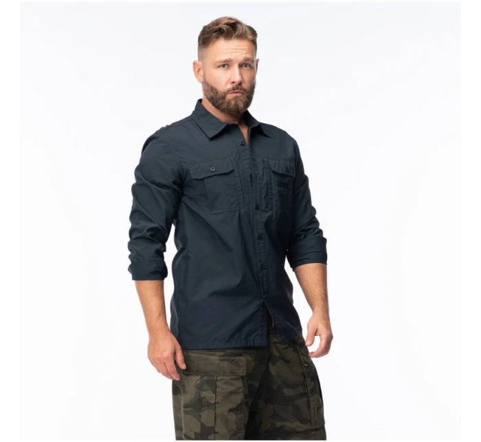 Pánske tričko Defender M 92800499780 Black - Magnum