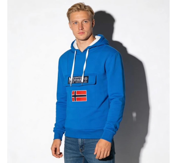 DB 054 M Blue / White mikina model 21179730 - Geographical Norway DB 054 M Blue / White mikina model 21179730 - Geographical Norway