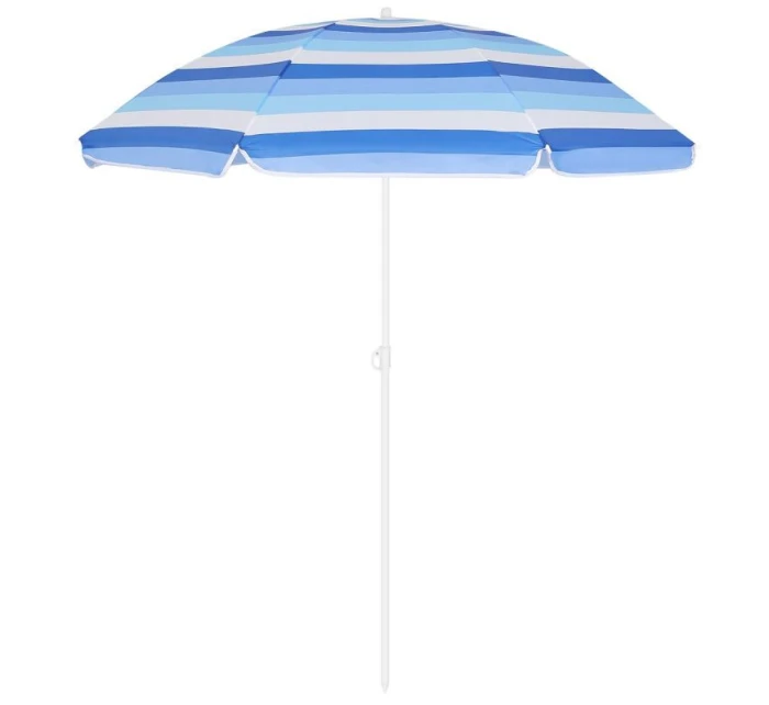 BALKÓNOVÝ PLÁŽOVÝ SLNEČNÍK 180CM MODRÁ LÍNIA 1048819