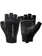 Cyklistické rukavice Rockbros čierne veľkosť L