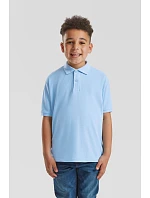 Fruit of the Loom Kids 65/35 Polo Detské piqué polo 16.3417 čierne