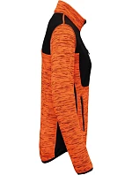 Dámská pracovní pletená fleecová bunda 20. fluorescent orange melange/black model 22448856 - WK Dámská pracovní pletená fleecová bunda 20. fluorescent orange melange/black model 22448856 - WK