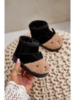 Zateplené dětské sněhule černé model 21678721 - Boto Zateplené dětské sněhule černé model 21678721 - Boto