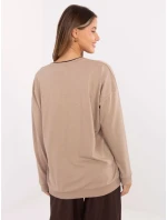 Bluza RV BL model 21480347 ciemny bezowy - FPrice Bluza RV BL model 21480347 ciemny bezowy - FPrice