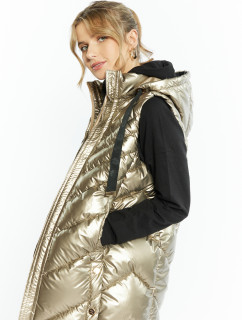 Monnari Jacket Prešívaná vesta s kapucňou Gold