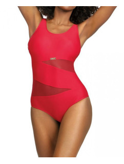 Dámské jednodílné plavky Fashion Sport S36-6 červené - Self
