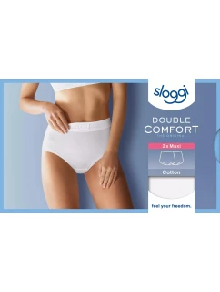 sloggi Double Comfort Maxi 2P - WHITE - SLOGGI WHITE - SLOGGI