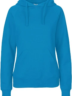 Neutral O 83101 Dámská mikina s kapucí z bio bavlny 77.8311 sapphire