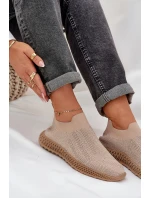 Dámské Sportovní Boty S Ozdobou D&A model 21685938 Béžové - S.Barski