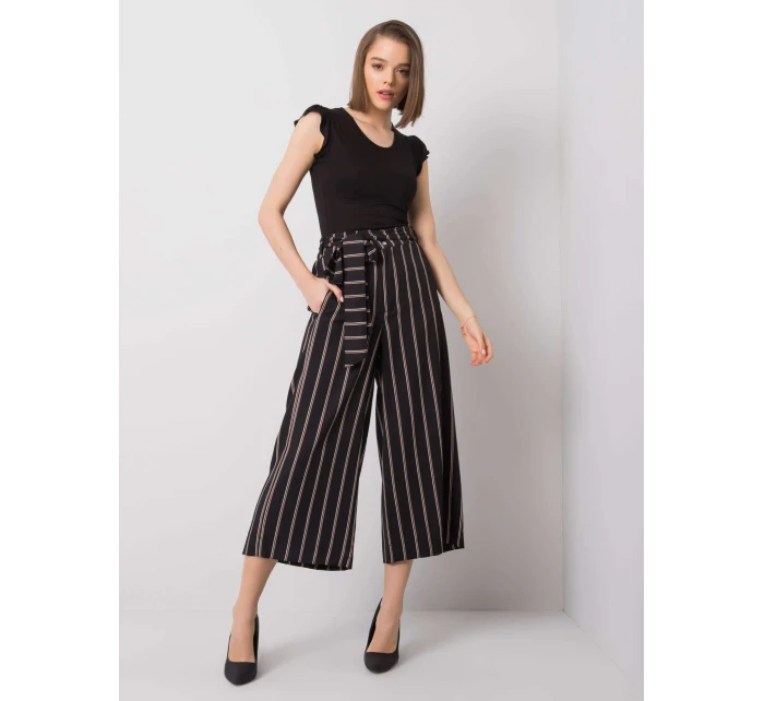 Kalhoty CHA SP model 17508373 černá a béžová - FPrice Kalhoty CHA SP model 17508373 černá a béžová - FPrice