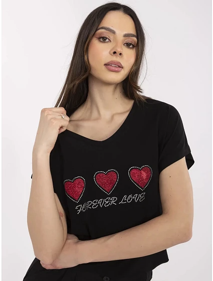 T shirt CLM TS model 21116964 czarny - FPrice T shirt CLM TS model 21116964 czarny - FPrice