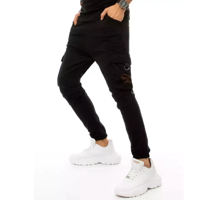 Pánské černé tepláky Dstreet model 21962931 - FashionStreet Pánské černé tepláky Dstreet model 21962931 - FashionStreet