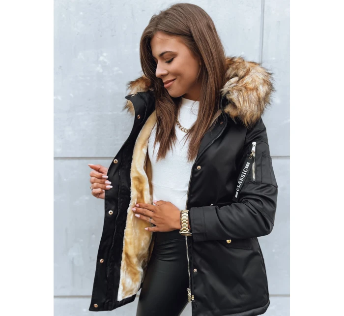 Dámská zimní bunda parka černá Dstreet model 21971026 - FashionStreet Dámská zimní bunda parka černá Dstreet model 21971026 - FashionStreet