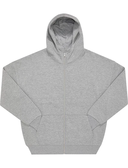 B&C Influence Zip Hood Ťažká mikina s kapucňou v oversize štýle 01.IZ03 športovo sivá B&C Influence Zip Hood Ťažká mikina s kapucňou v oversize štýle 01.IZ03 športovo sivá