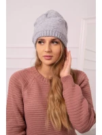 Dámska čiapka Lorena K377 svetlo šedá Dámska čiapka Lorena K377 svetlo šedá