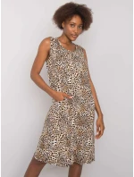 Šaty TO SK 896 7.28P čierno-béžové Šaty TO SK 896 7.28P čierno-béžové