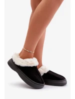 Dámske papuče s kožušinou Black Zinntia Dámske papuče s kožušinou Black Zinntia