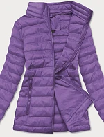 Ľahká fialová dámska prešívaná bunda (20311-35)