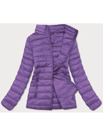 Ľahká fialová dámska prešívaná bunda (20311-35)
