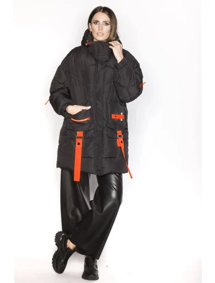 PUCHOWA KURTKA DAMSKA Z  CZARNA model 21244218 - Ann Gissy