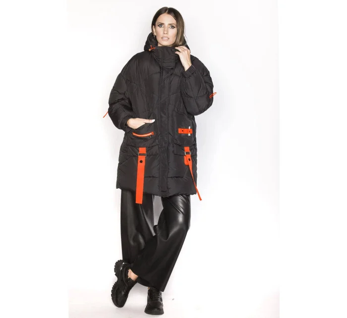 PUCHOWA KURTKA DAMSKA Z  CZARNA model 21244218 - Ann Gissy