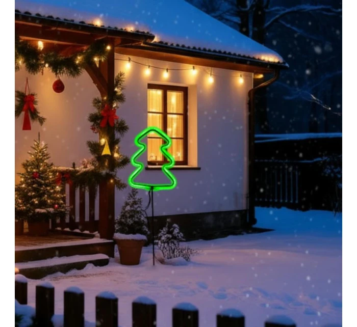 NEON GREEN CHOIN 87 LED BATÉRIA 16x91CM LUCA