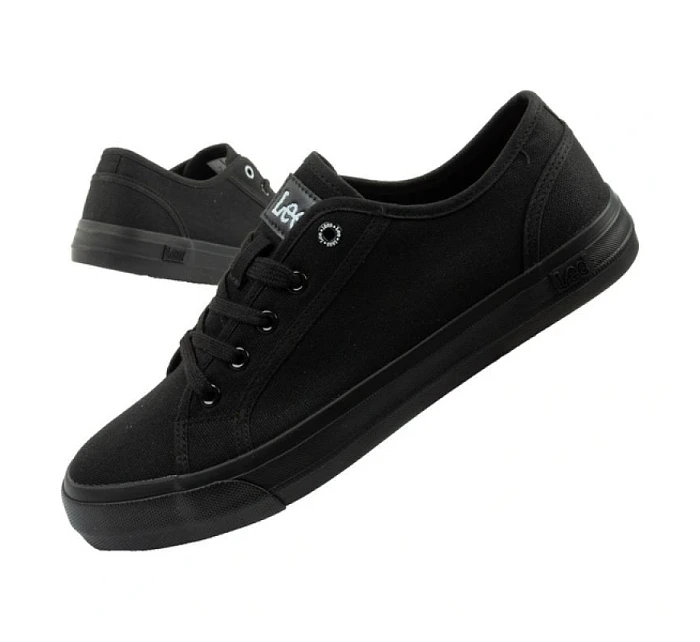 Lee pánske tenisky Ava Low čierne módne pohodlné Lee pánske tenisky Ava Low čierne módne pohodlné
