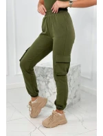 Set 3 v 1 mikina + top + kalhoty khaki Set 3 v 1 mikina + top + kalhoty khaki