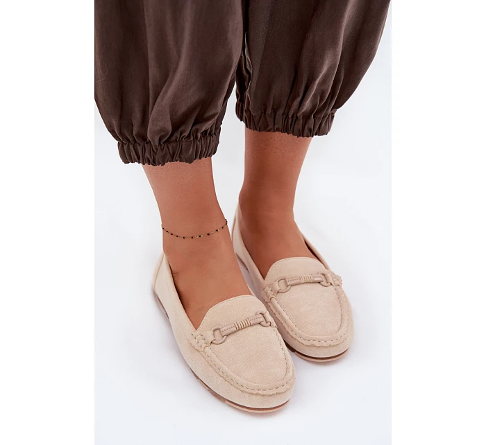 Dámské mokasíny ploché béžové Olisa Dámské mokasíny ploché béžové Olisa