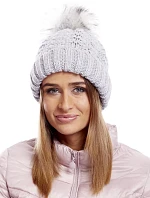 Dámska čiapka AT CZ 1716501 svetlo šedá