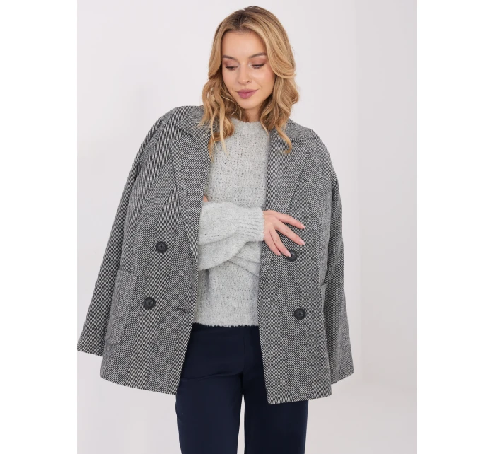 Bunda LK MA 510036.03 čierna a biela