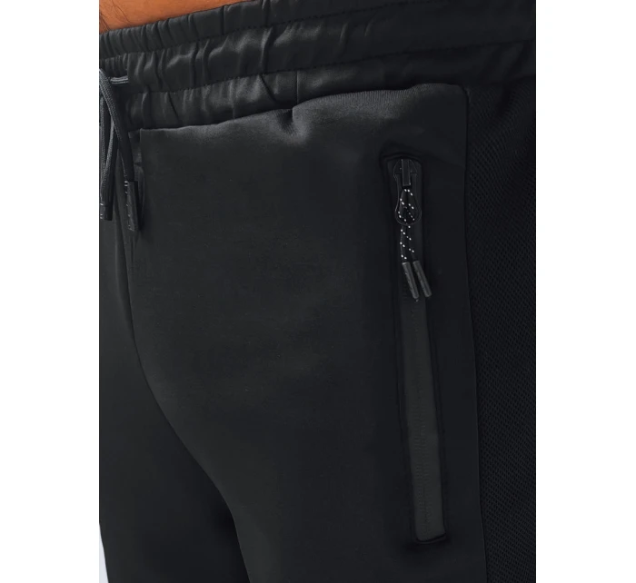 Pánské černé teplákové šortky Dstreet model 21968888 - FashionStreet