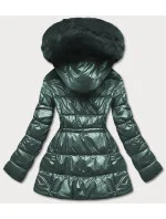 METALICZNA KURTKA DAMSKA ZIELONA model 21244026 - S'WEST