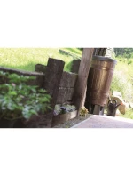 Nádrž na dažďovú vodu WOODCAN 265L bronzová