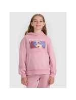 Dívčí mikina s kapucí model 21868360 - 4F Dívčí mikina s kapucí model 21868360 - 4F