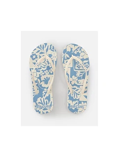 Dámske šľapky RIP CURL Mixed Bloom Open Toe, modré