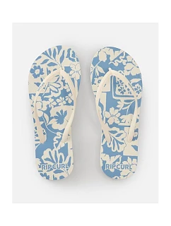 Japonki damskie model 22245936 Bloom Open Toe niebieskie dámské - Rip Curl