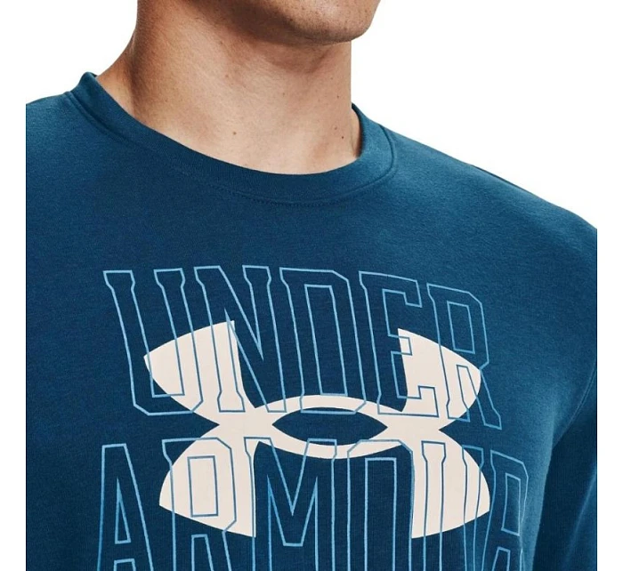 Pánske tričko UA Rival Terry Logo Crew M 1370391 458 - Under Armour Pánske tričko UA Rival Terry Logo Crew M 1370391 458 - Under Armour