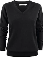James Harvest Ashland V-Neck Women Dámsky sveter s výstrihom do V 62.2505 čierny