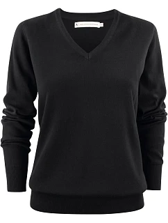 VNeck Women Dámský svetr s výstřihem do V black model 22460911 - James Harvest