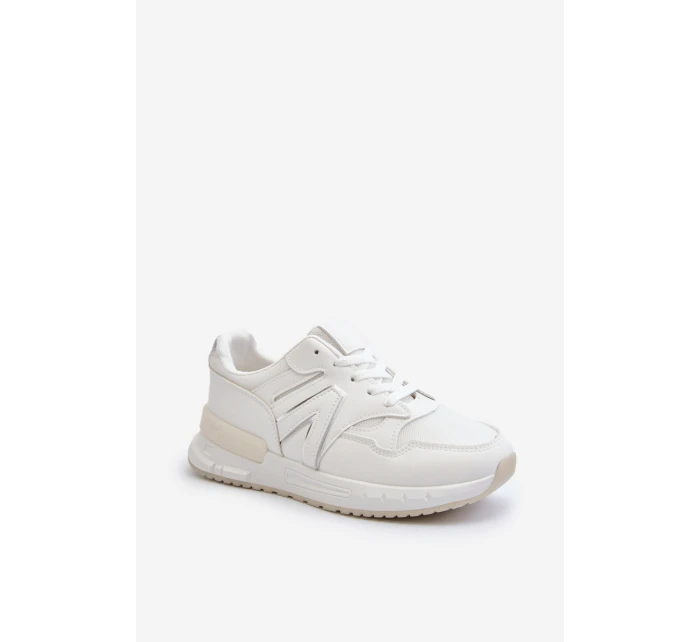 Dámské bílé tenisky z ekokože model 21657620 - Boto Dámské bílé tenisky z ekokože model 21657620 - Boto