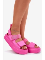 Dámské Sandály Na Platformě S Fuchsie model 21696247 - Boto