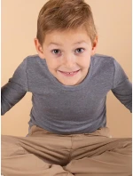 Bluzka BR BZ model 21219657 ciemny szary - FPrice Bluzka BR BZ model 21219657 ciemny szary - FPrice