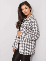 Košeľa EM KS 178.34 biela a šedá