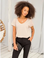 Tričko RV TS 4832.01P béžové Tričko RV TS 4832.01P béžové