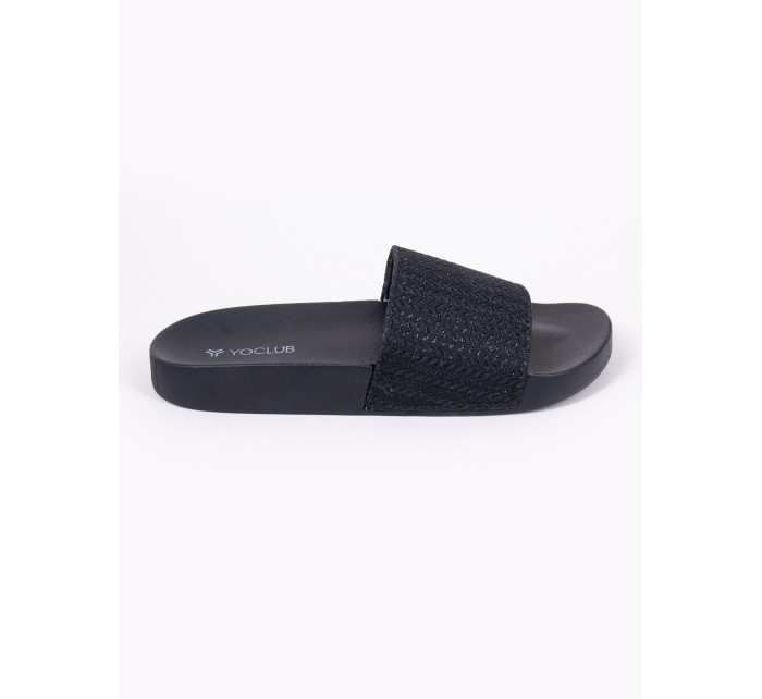 Yoclub Dámske sandále Slide OKL-0086K-3400 Black